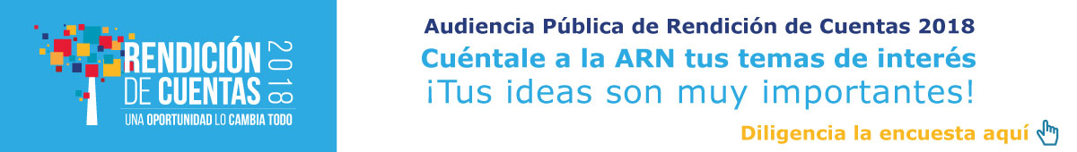 Encuesta Temas de Inter�s para la Audiencia P�blica de Rendici�n de Cuentas Vigencia 2018 de la ARN
