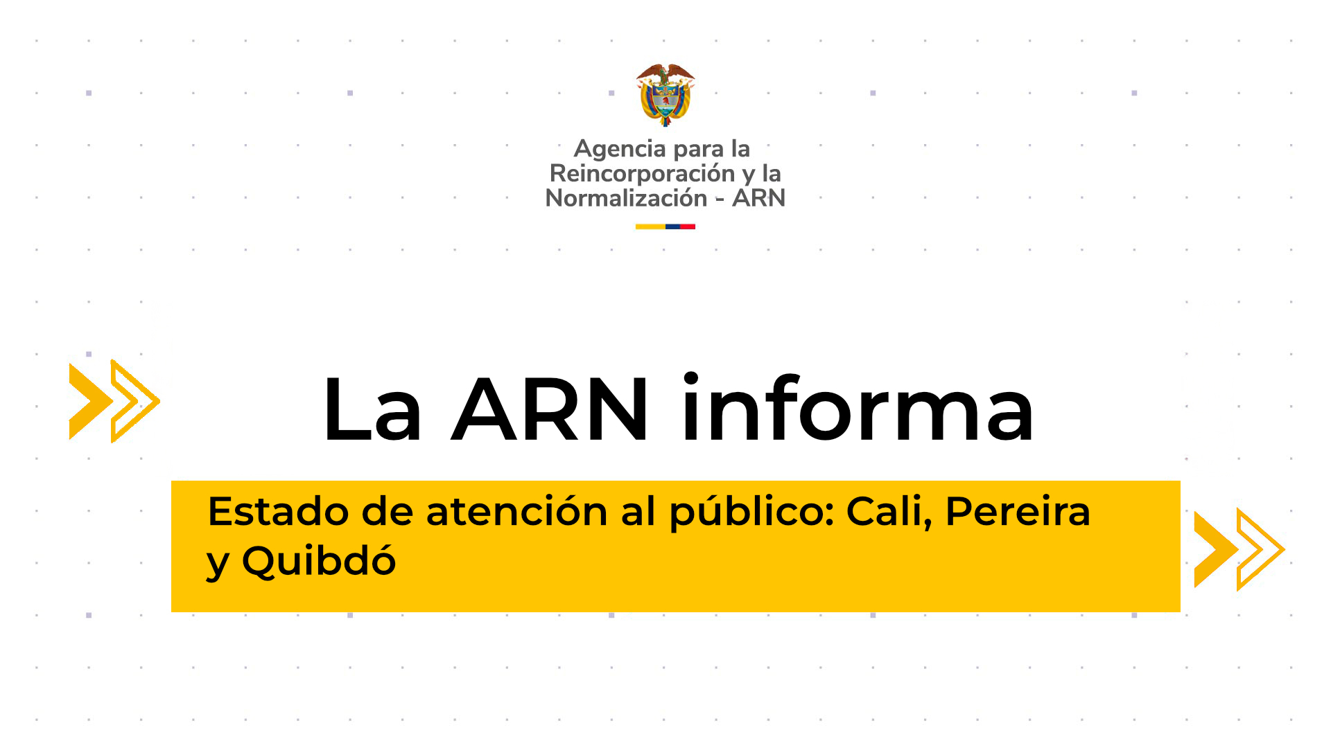 La ARN informa sobre la atención en Grupos Territoriales