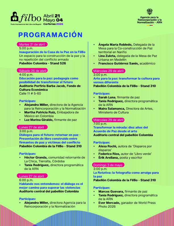 Agenda ARN FILBo