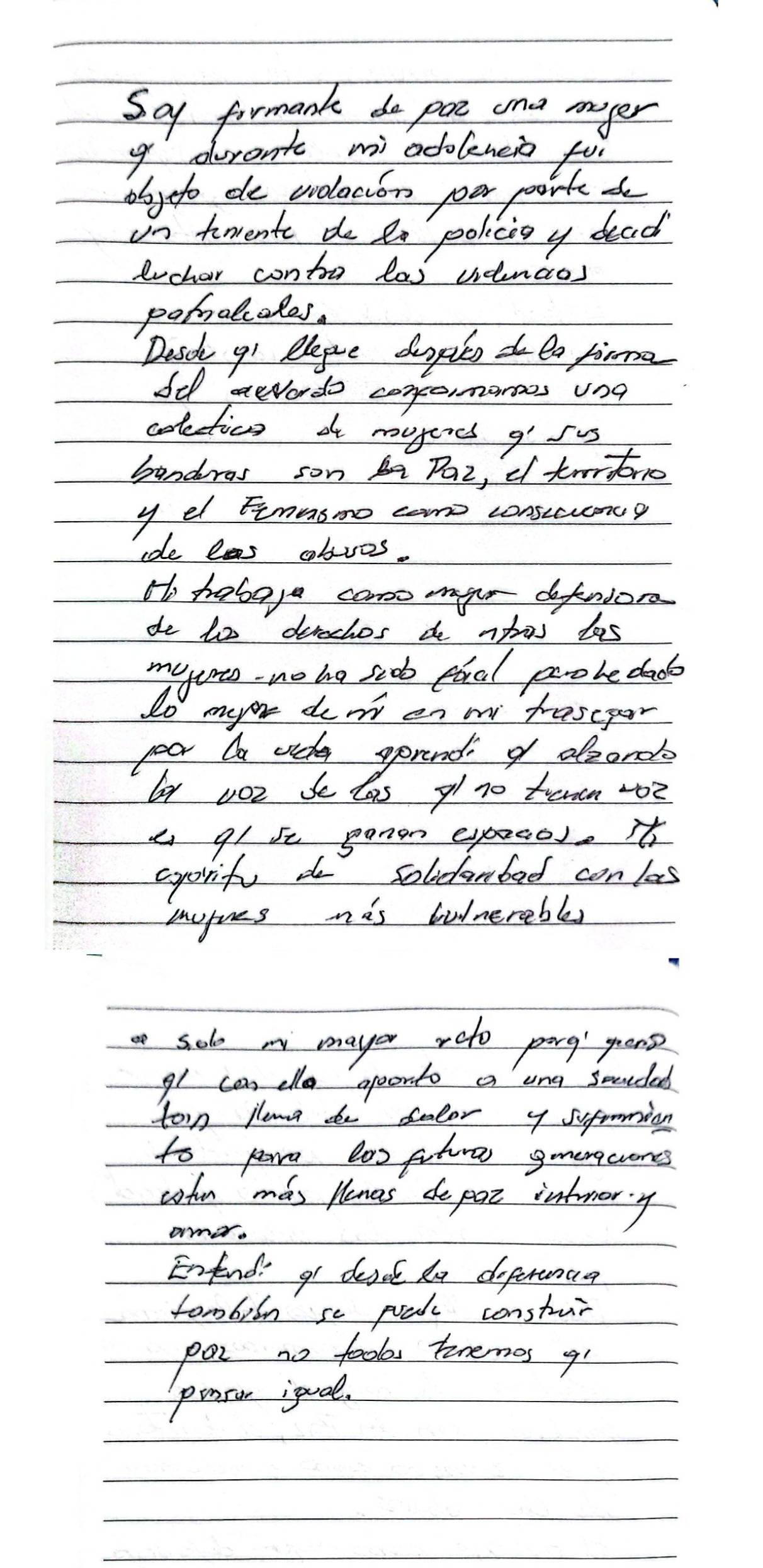 Carta escrita 1.