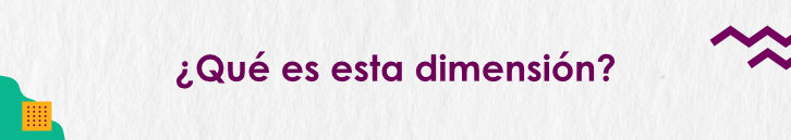 ¿Qué es esta dimensión?