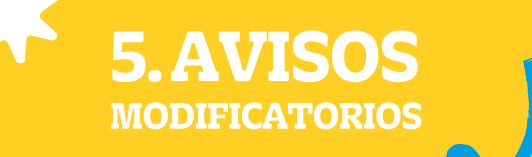 botón aviso modificatorio