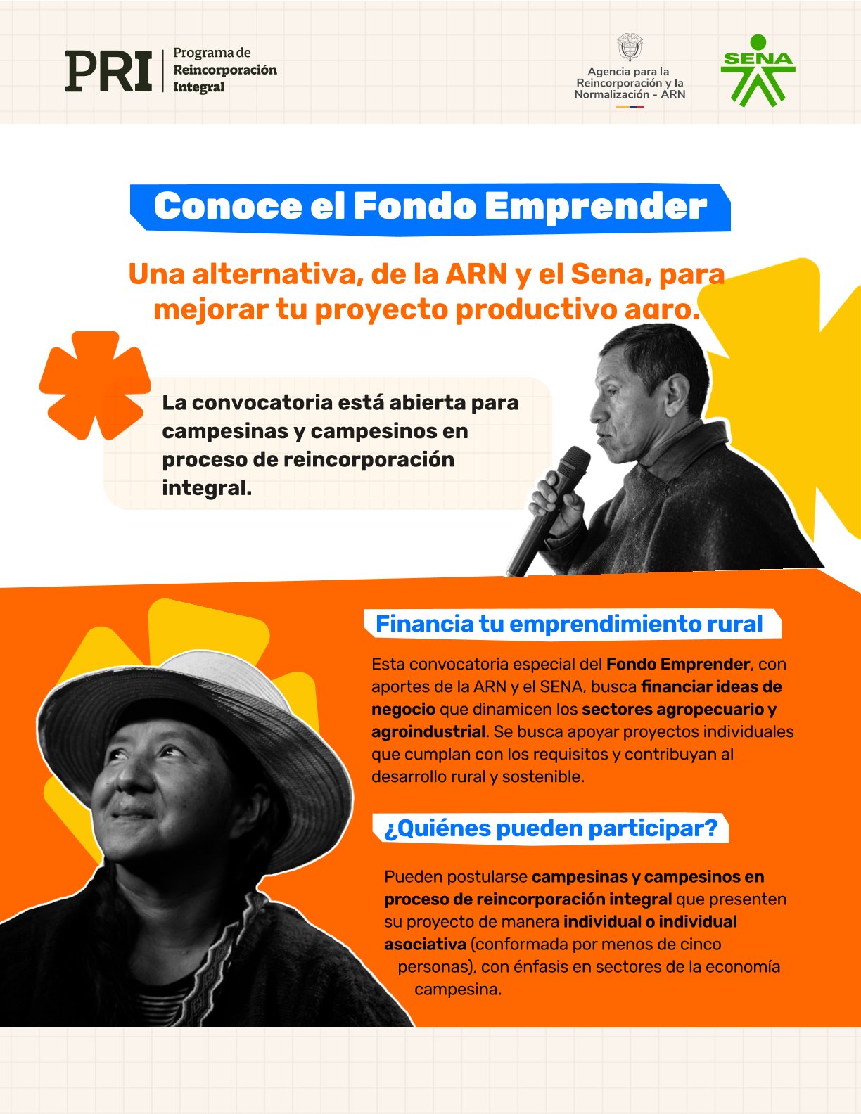 Infografía sobre El Fondo Emprender