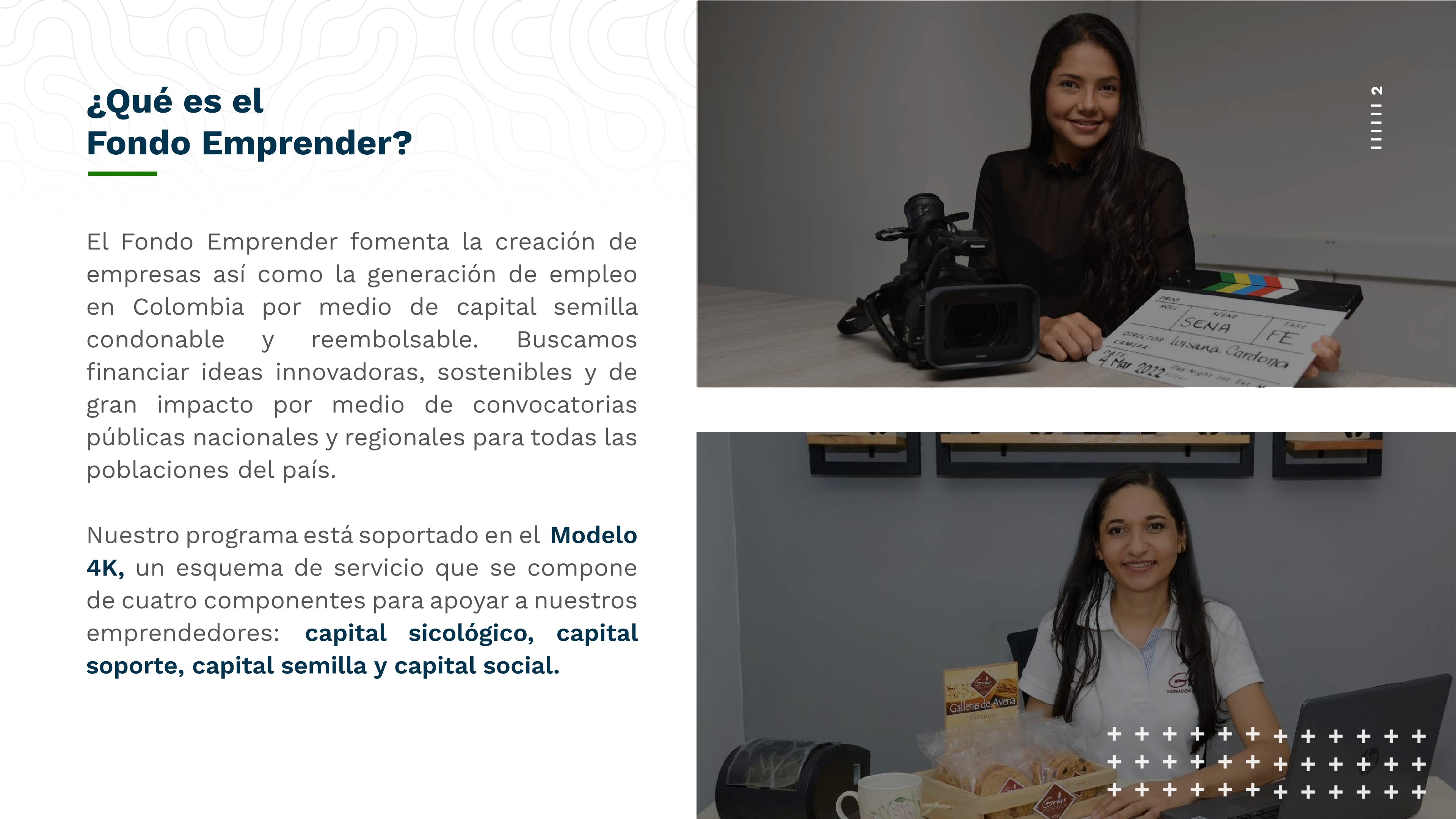 Folleto sobre El Fondo Emprender 2