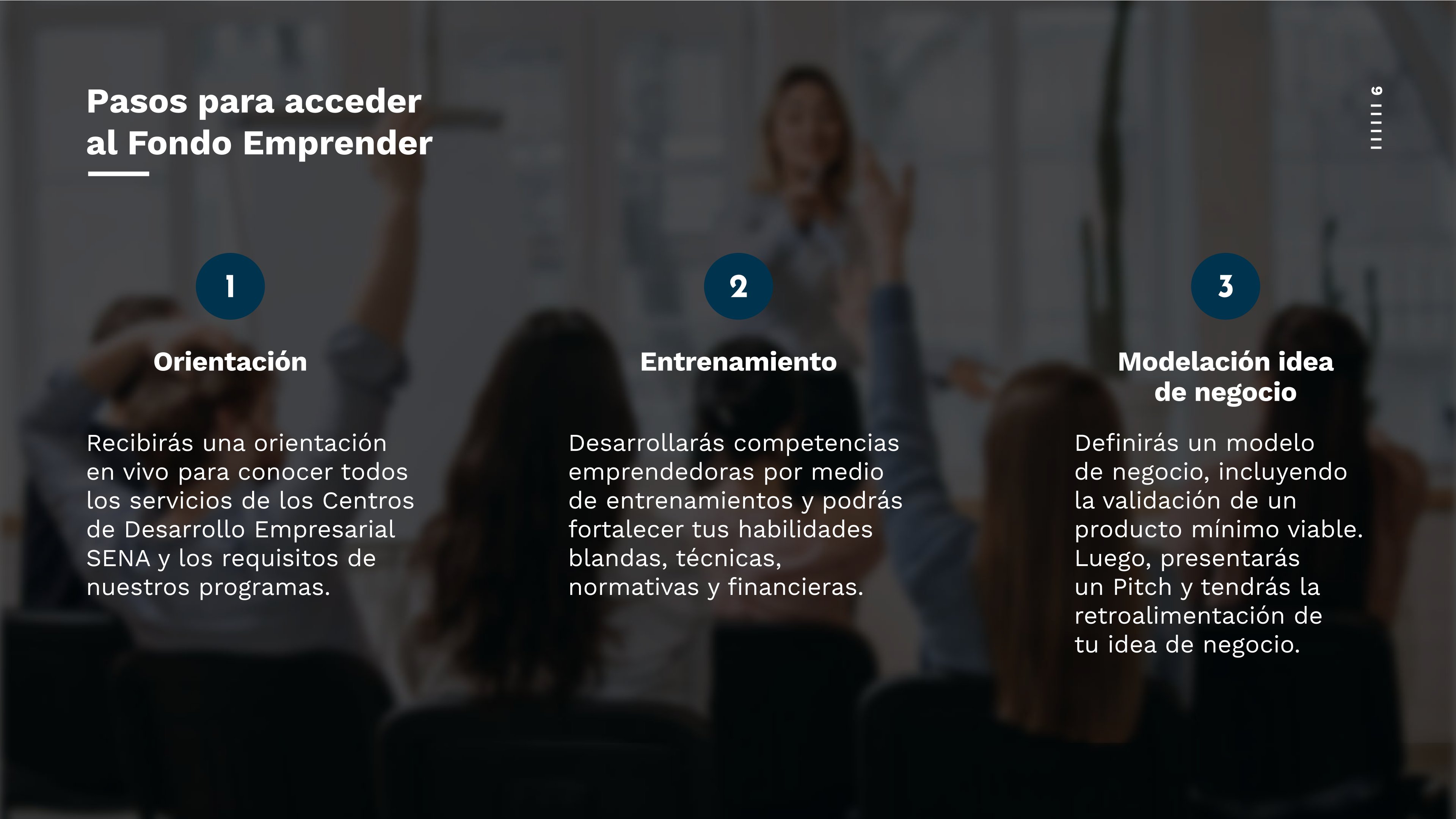 Folleto sobre El Fondo Emprender 6