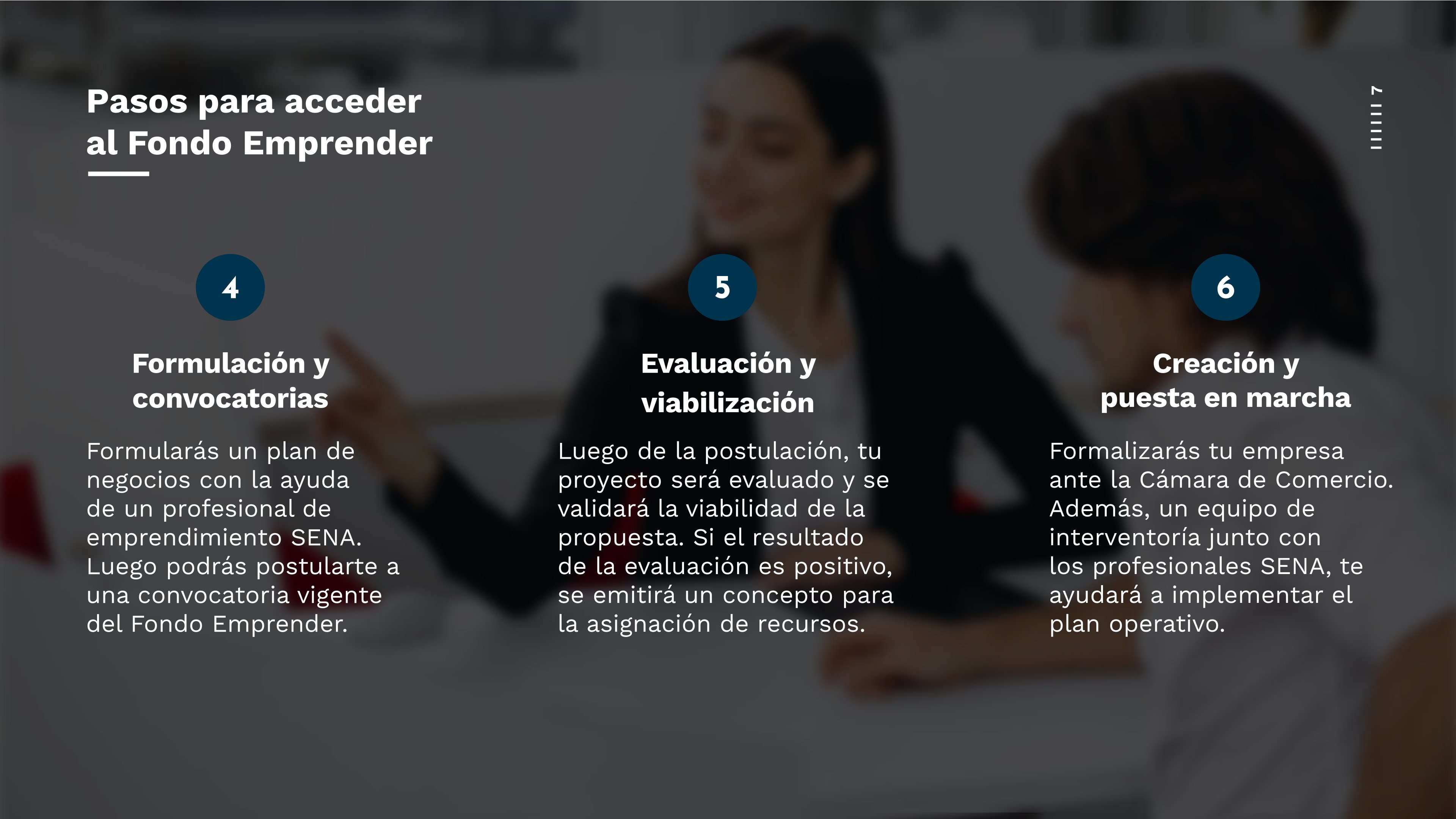 Folleto sobre El Fondo Emprender 7