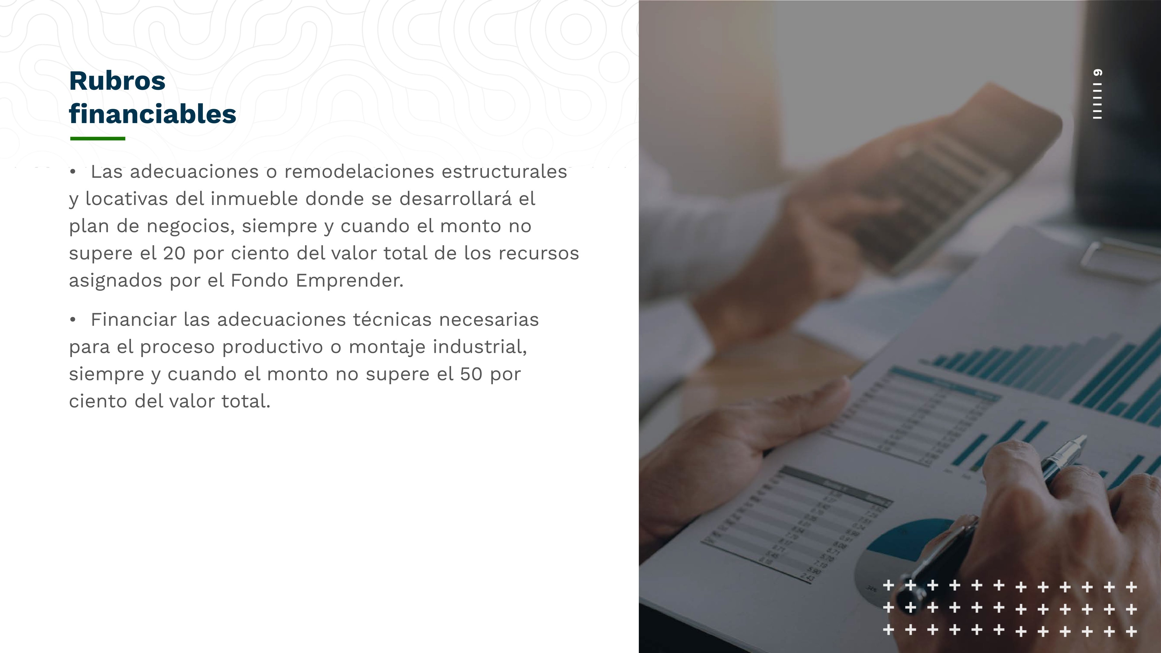 Folleto sobre El Fondo Emprender 9