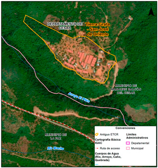 Ubicación AETCR San José de Oriente