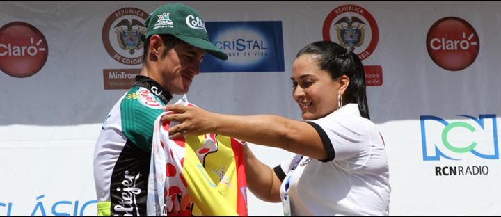 DANI OSORIO, CICLISTA DEL EQUIPO COLTEJER, GANADOR DE LA 