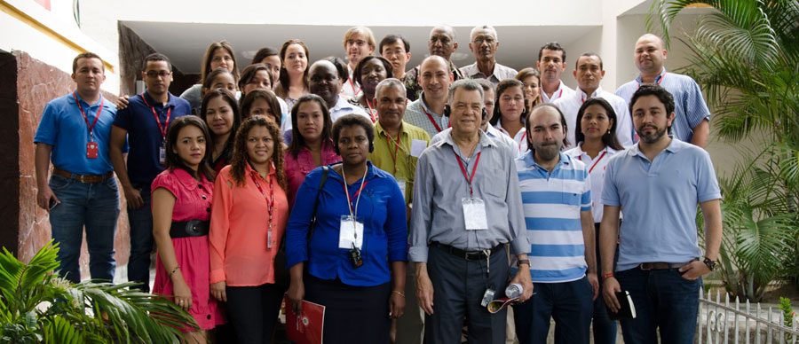 EXPERTOS EN DDR, RESOLUCIÓN DE CONFLICTOS Y PROCESOS DE CONSTRUCCIÓN DE PAZ CONOCIERON EL PROCESO DE REINTEGRACIÓN COLOMBIANO DURANTE VISITA AL CENTRO DE SERVICIOS DE LA ACR EN SANTA MARTA L FOTO: ACR L COMUNICACIONES
