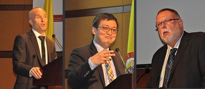 MARK FREEMAN (BÉLGICA), DIRECTOR EJECUTIVO INSTITUTE FOR INTEGRATED TRANSITIONS; RUBÉN CARRANZA (FILIPINAS), CENTRO INTERNACIONAL PARA LA JUSTICIA TRANSICIONAL (ICTJ) Y HARRY MIKA, PH.D DE LA MICHIGAN STATE UNIVERSITY.