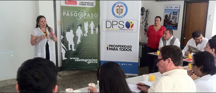 LA SOCIALIZACIÓN SE REALIZÓ EN EL AUDITORIO DEL DEPARTAMENTO PARA LA PROSPERIDAD SOCIAL (DPS) EN FLORENCIA.  FOTO: ACR | COMUNICACIONES.