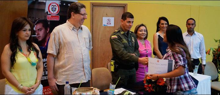 La ceremonia se llevó a cabo en el auditorio del Sena Industrial, en Neiva.  Foto: ACR l Jorge Mario Barreto