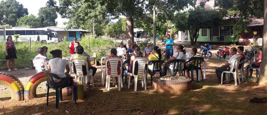 Servicio social de personas en reintegración dan vida a parque en Casanare 