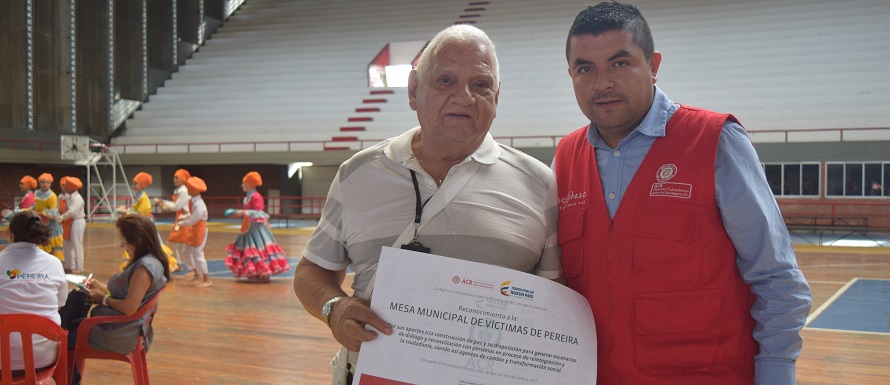 Mesa de víctimas de Pereira, de la mano con la reintegración