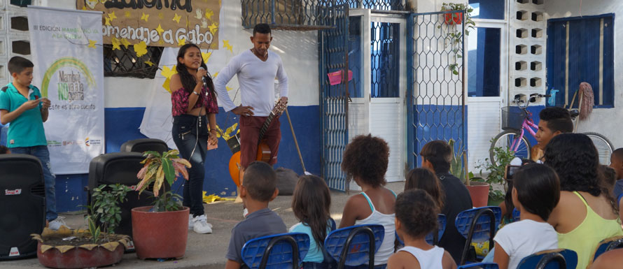 Arte, cultura y valores para los niños de Santa Marta