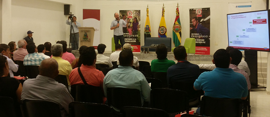 Empresarios del Magdalena Medio participaron de escenario a favor de la reintegración  