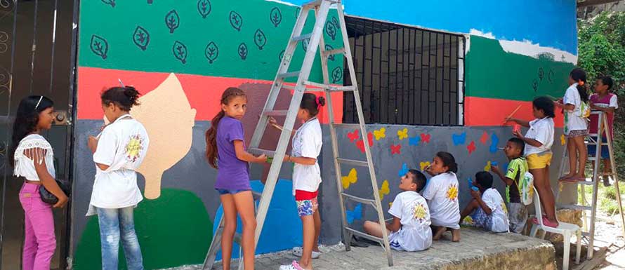 Pintando futuro, un proyecto para la reconciliación