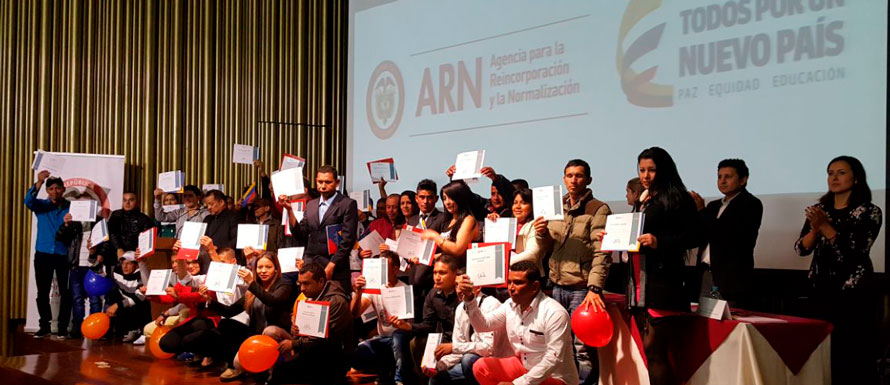 Bogotá cuenta con 184 nuevos reintegrados a la vida civil