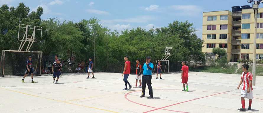 Niños y niñas de Cúcuta participan en campeonato de fútbol