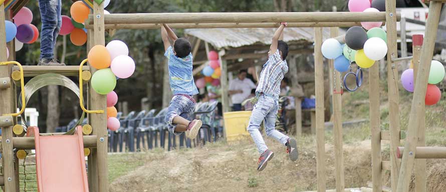 Parque infantil como entorno protector para la comunidad de Remedios 
