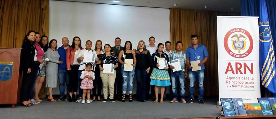20 nuevos ciudadanos aportan a la reintegración del Cauca