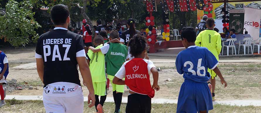 II Festival deportivo por la paz y la reconciliación en barrio El Pueblo, en Barranquilla