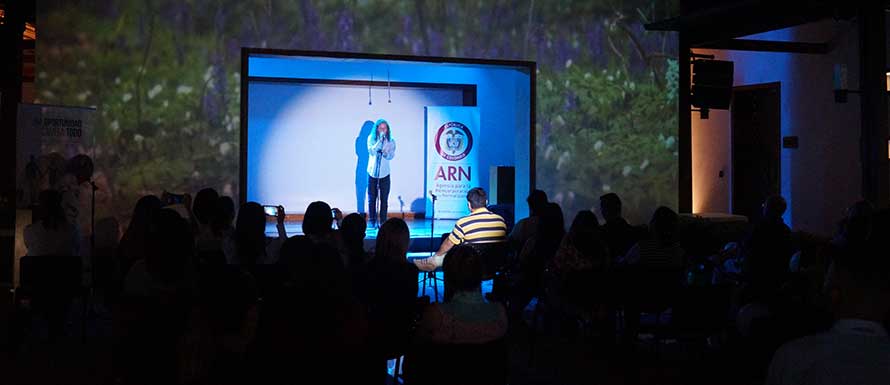 Noche de música, baile y narrativas, al cierre de iniciativa de jóvenes en reintegración en Bucaramanga