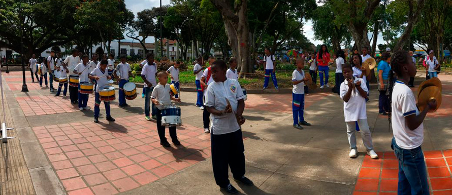 Niños en Florida, Valle, se vacunan contra la violencia