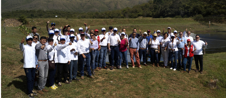 Emprendedores de reintegración consolidan proyecto productivo piscícola en el Huila