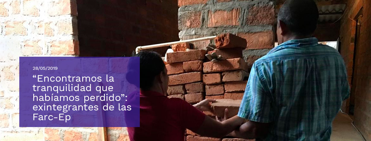 Cristina*, y su compañero de vida avanzan en la materialización de un sueño: la construcción de su casa.
