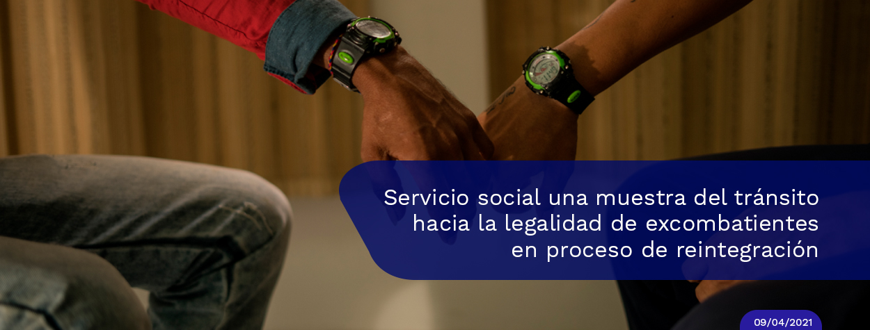 Entre diálogos de confianza, 60 excombatientes realizan su servicio social virtual en Bogotá