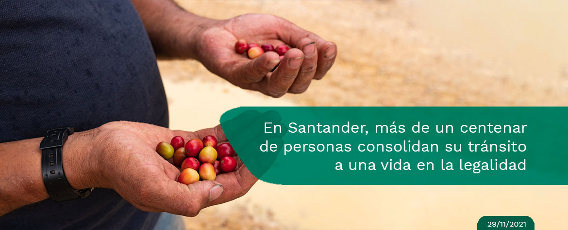 Política de Paz con Legalidad siembra segundas oportunidades en Santander