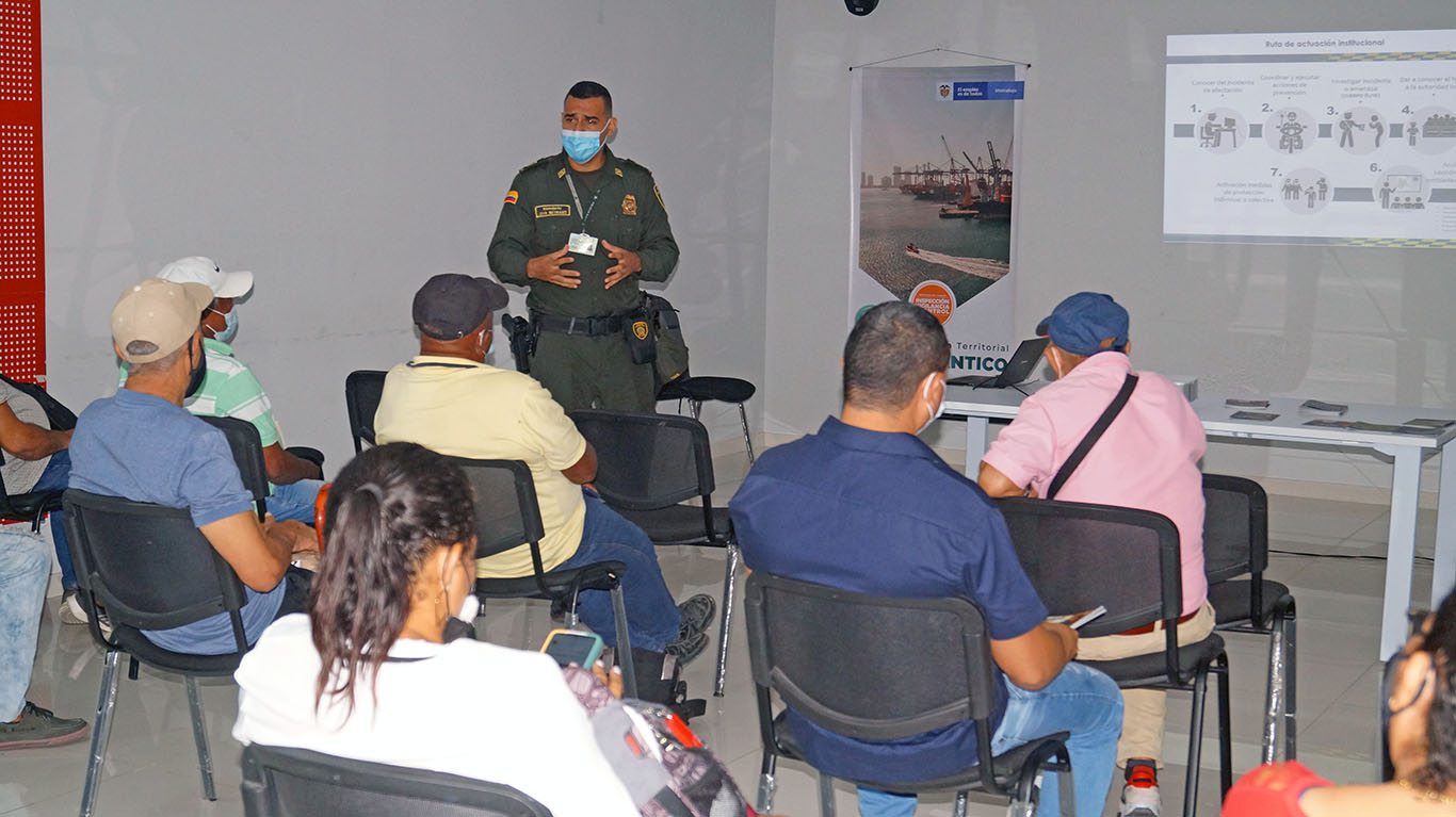 Excombatientes del Atlántico se capacitaron en medidas de autoseguridad, derechos humanos y autoprotección (4).JPG