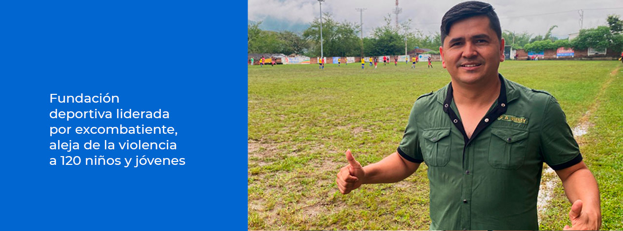 Johnesmith Rincón, representante legal de la ‘Fundación social paz y esperanza’