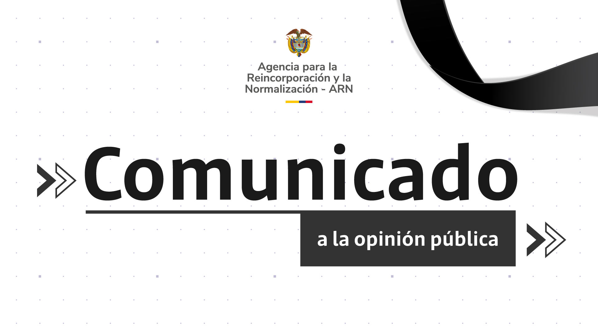 comunicado a la opinión pública 