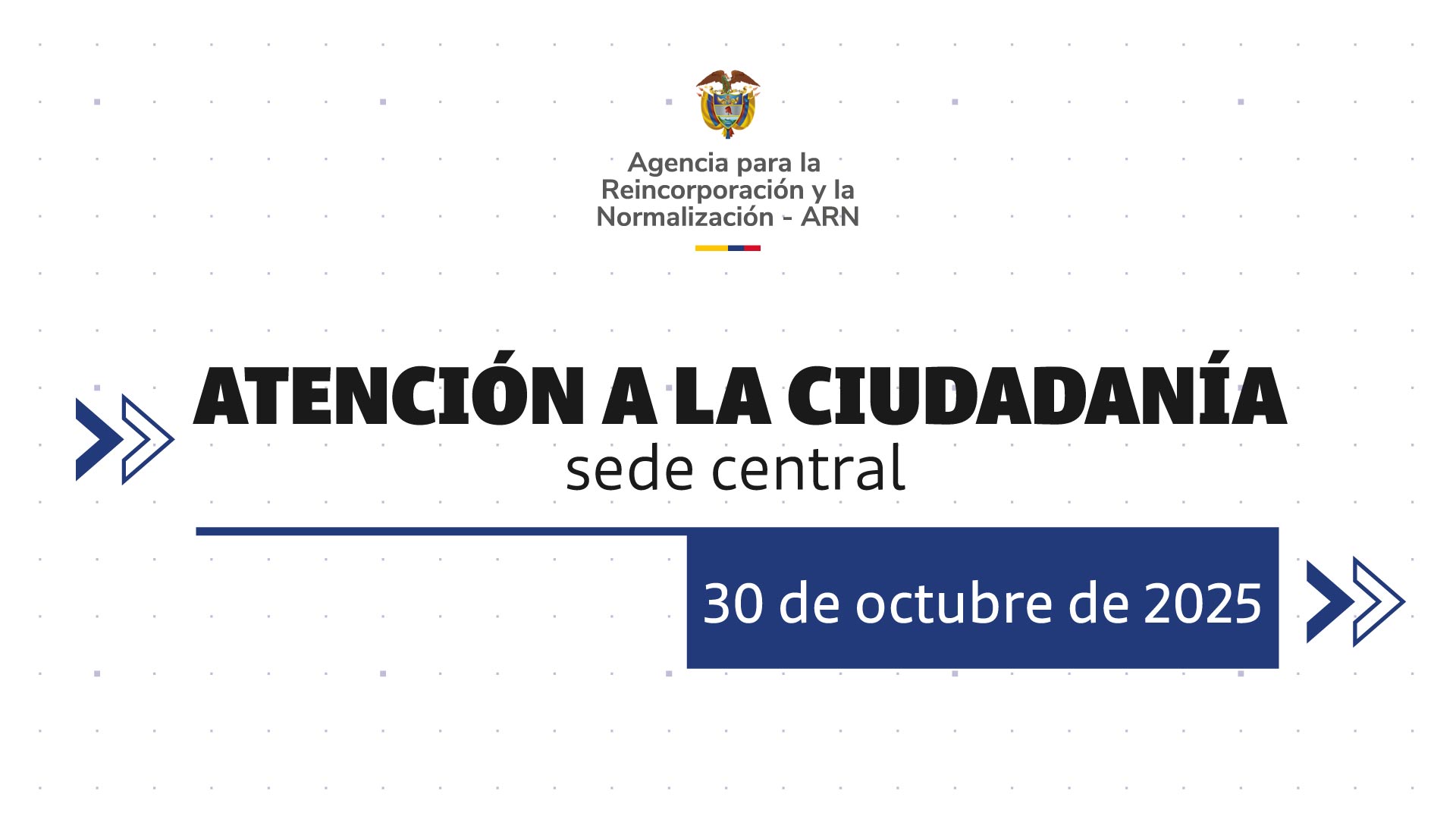 Suspensión de atención al público en sede central ARN – 08 de septiembre