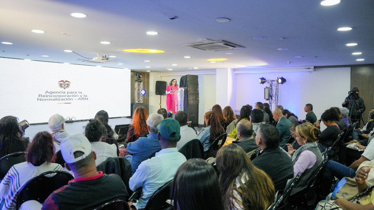 Evento de la ARN donde se entregan fortalecimientos económicos a ganadores de la Estrategia de Fomento 2026