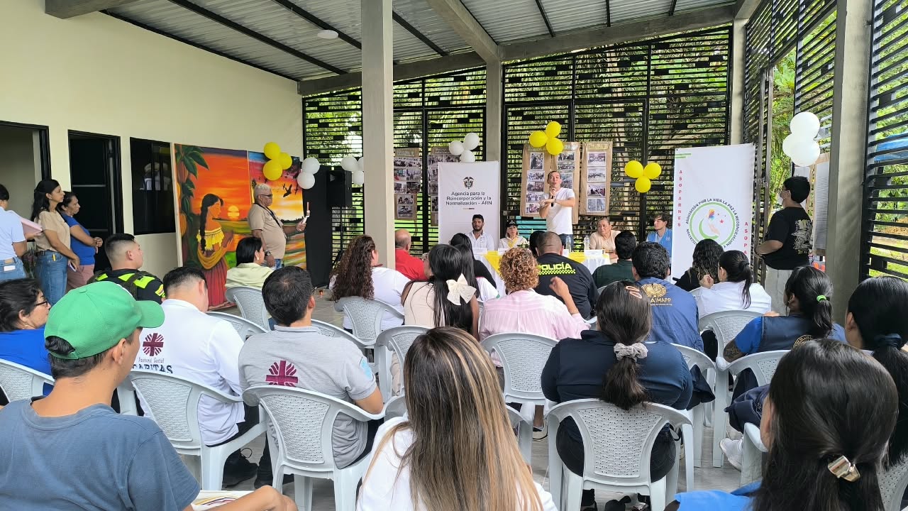 Inauguración de la Caseta Juntanza para la Paz en Arauca