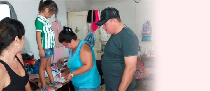 La solidaridad de las personas del Proceso de Reintegración se manifiesta en las acciones de apoyo con la comunidad y más participantes del Proceso. Foto: ACR l Comunicaciones