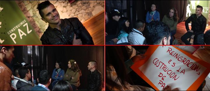 Encuentro. Juanes obsequió boletas dobles en localidad VIP para las personas en Reintegración, les dio autógrafos, se tomó fotografías y los despidió con un fuerte abrazo.